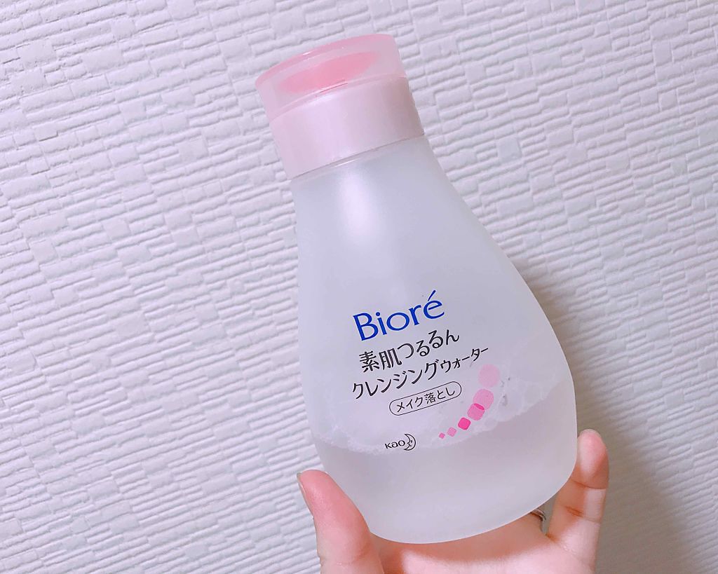 素肌つるるんクレンジングウォーター/ビオレ/クレンジングウォーターを使ったクチコミ（1枚目）
