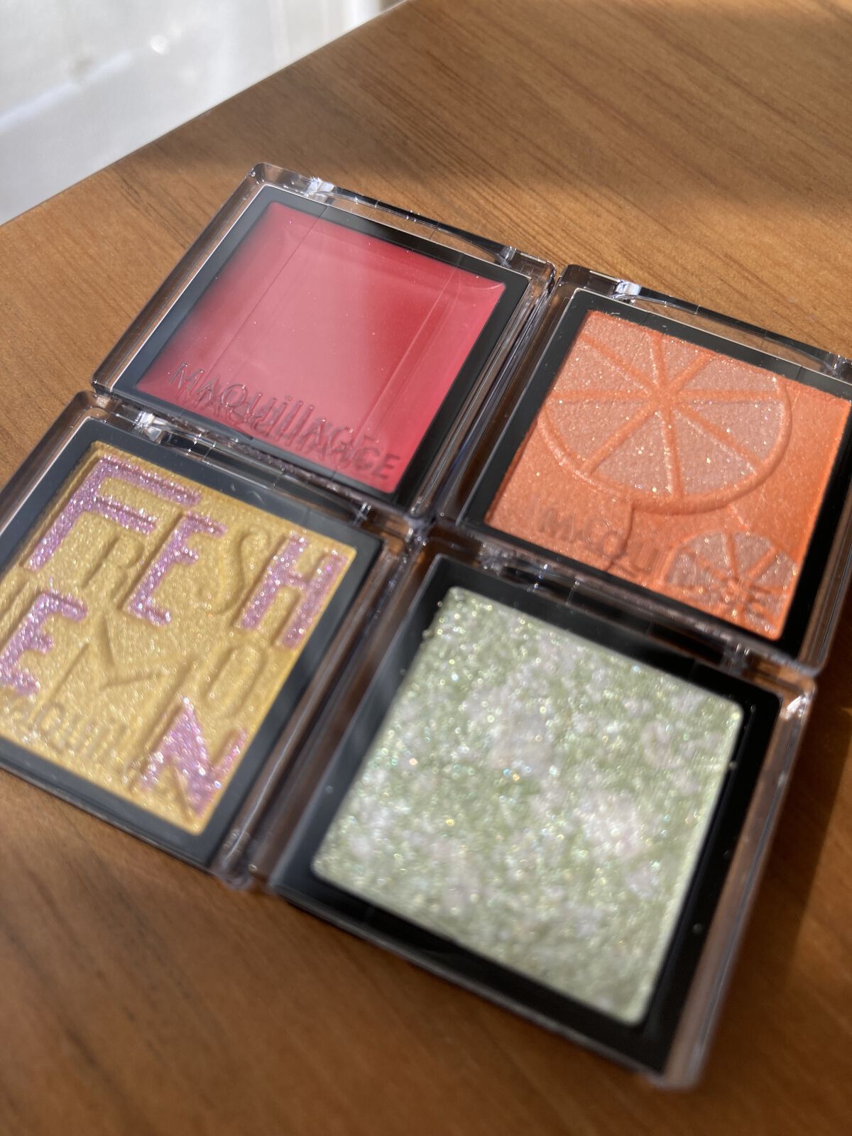 ドラマティックアイカラー (パウダー)/(クリーム)/マキアージュ/アイシャドウパレットを使ったクチコミ（1枚目）