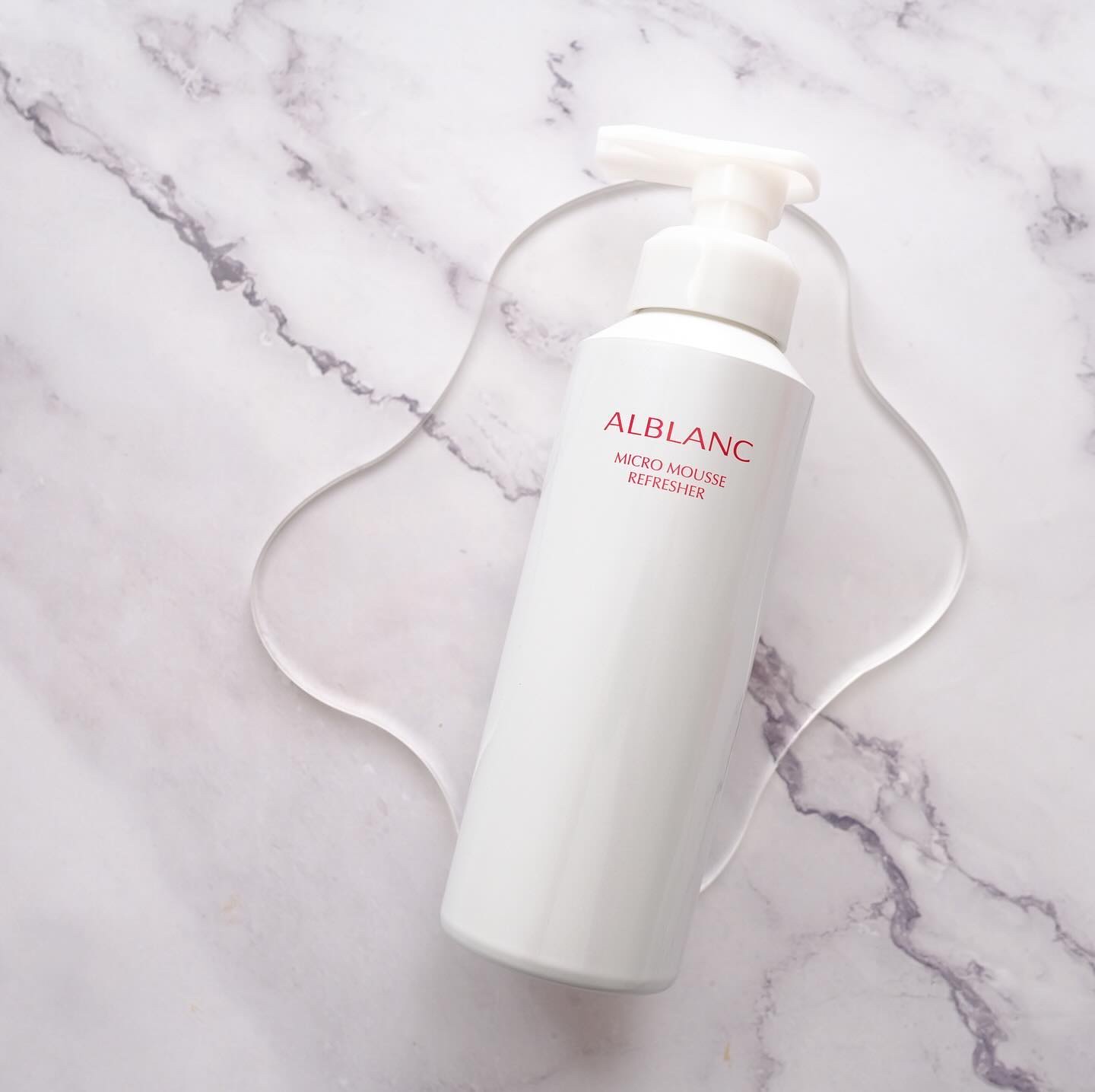 マイクロムース リフレッシャー/ALBLANC/泡洗顔を使ったクチコミ（1枚目）