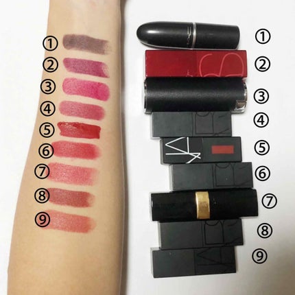 オーデイシャスリップスティック/NARS/口紅を使ったクチコミ(1枚目)