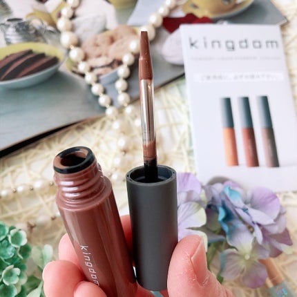 パウダリーリキッドアイブロウ ウルトラキープ		/キングダム/リキッドアイブロウを使ったクチコミ(3枚目)