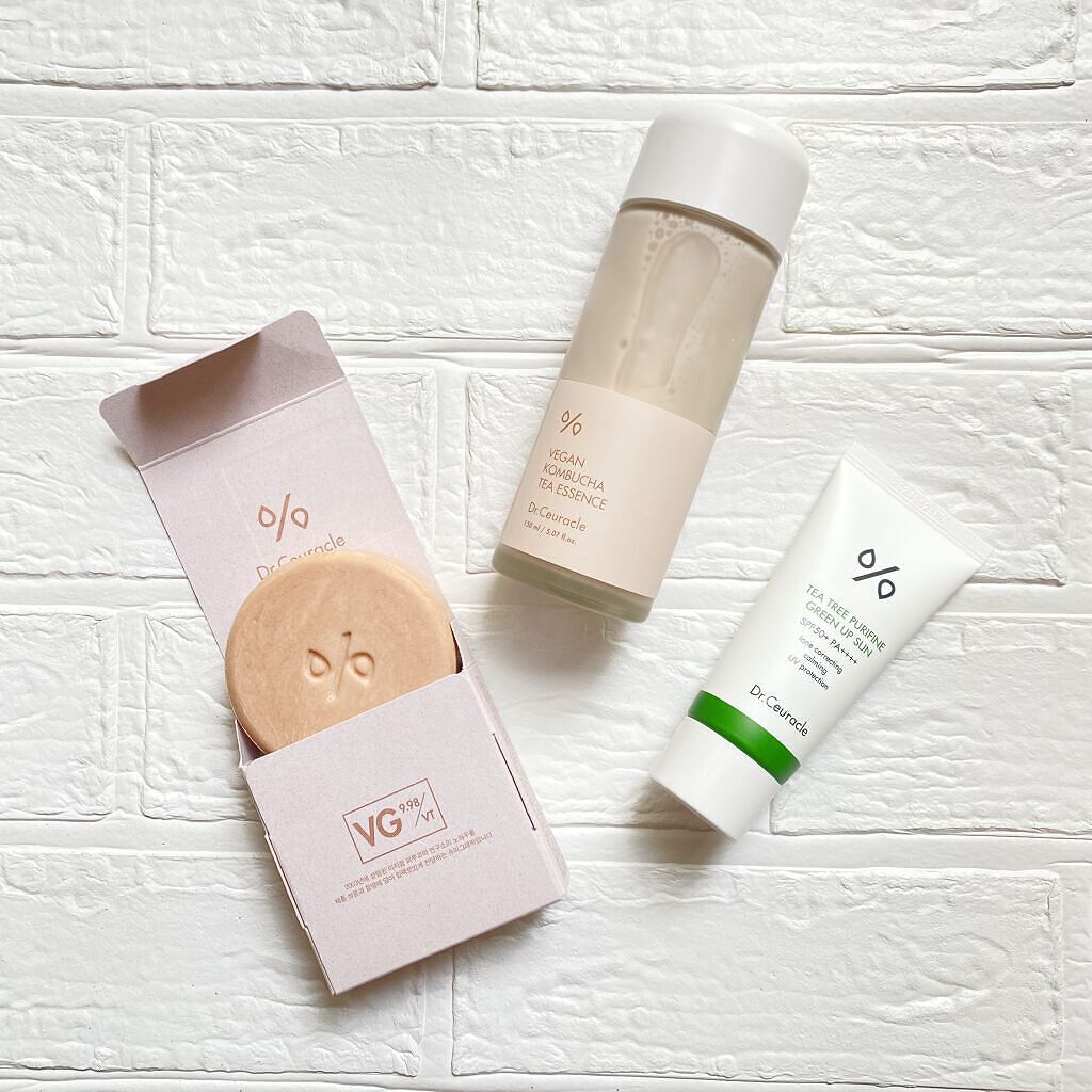 ヴィーガンコンブチャティークリーミーウォッシュバー/Dr.Ceuracle/洗顔石鹸を使ったクチコミ（1枚目）