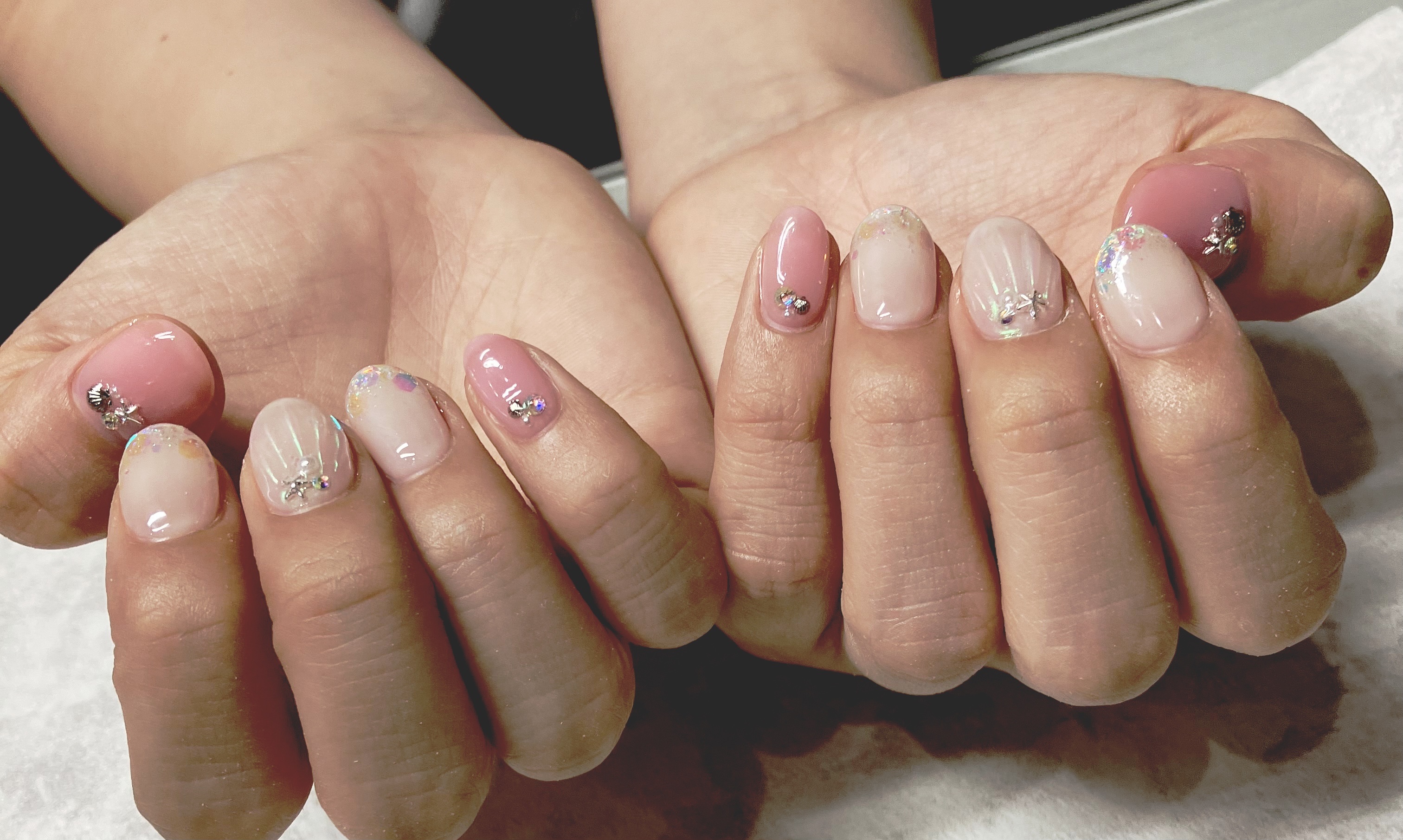 #ブライダルネイルのネイルデザイン