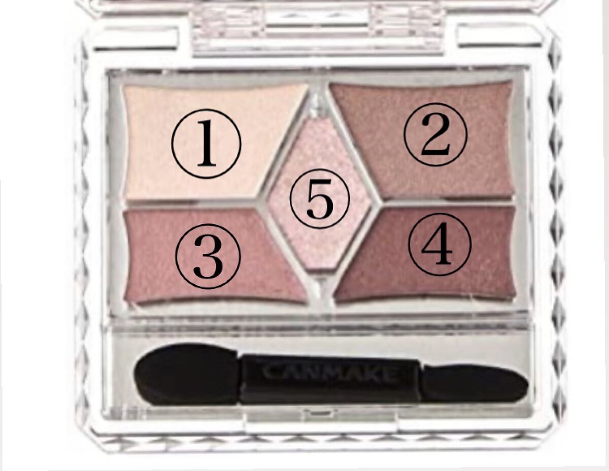 【旧品】パーフェクトスタイリストアイズ/キャンメイク/アイシャドウパレットを使ったクチコミ（1枚目）