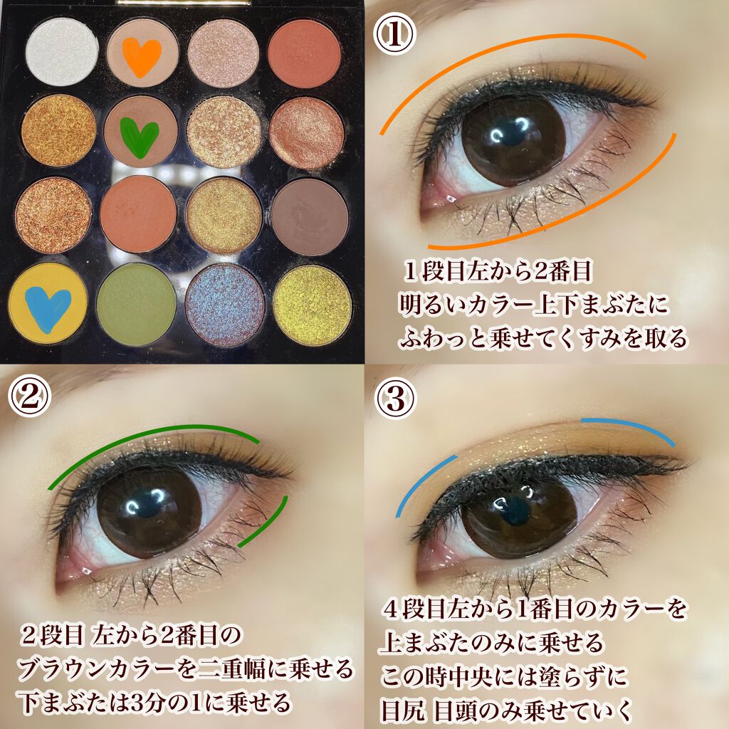 大英博物館 エジプトシリーズ アイシャドウパレット/ZEESEA/アイシャドウパレットを使ったクチコミ(2枚目)