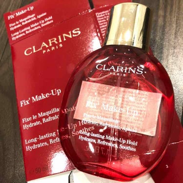 フィックス メイクアップ/CLARINS/ミスト状化粧水を使ったクチコミ（1枚目）