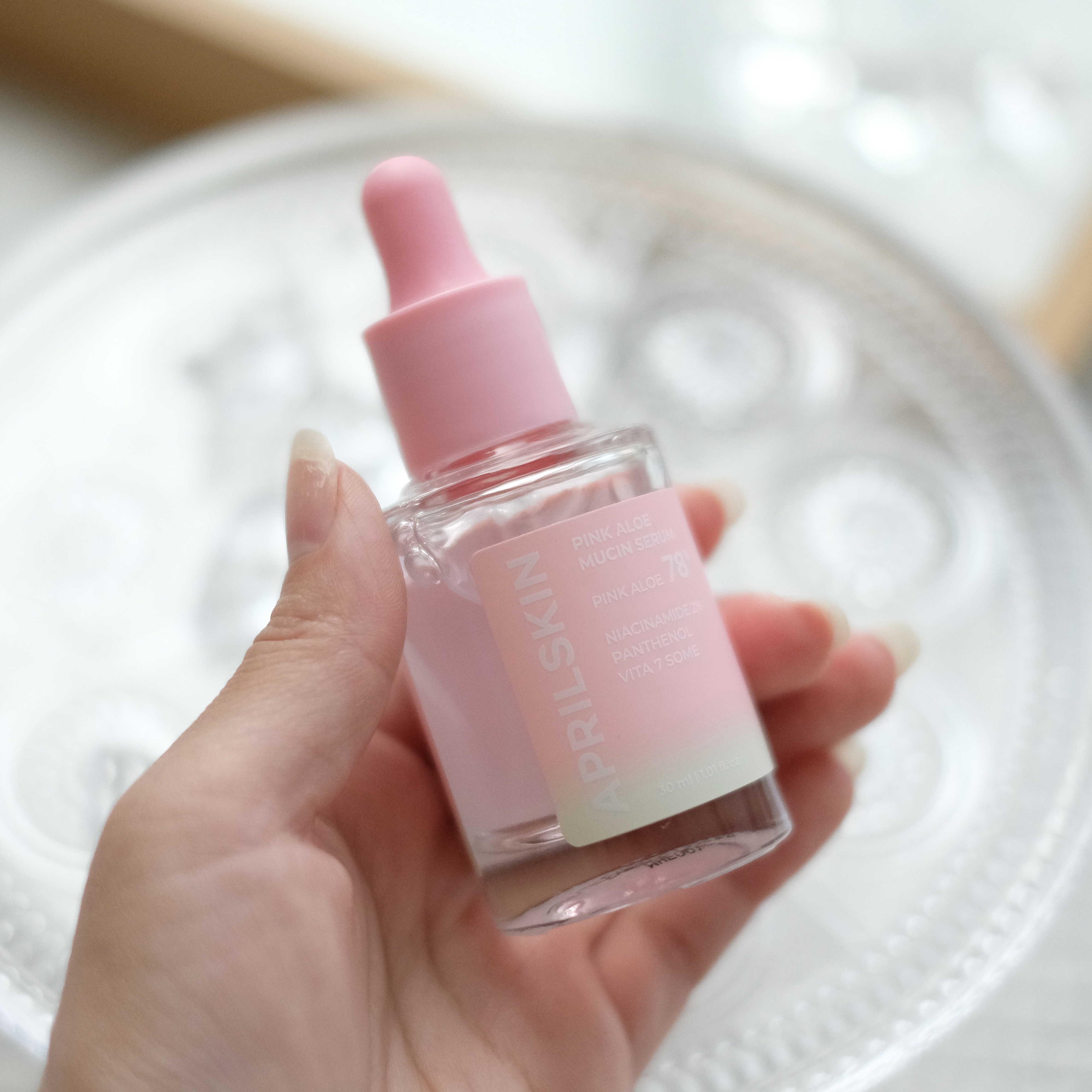 ピンクアロエビタトナー/APRILSKIN/化粧水を使ったクチコミ（3枚目）