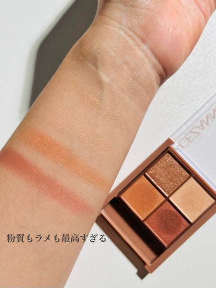 ビタートーンアイシャドウ/CEZANNE/パウダーアイシャドウを使ったクチコミ(3枚目)