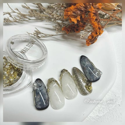 メタルフレークミックス/NAILTOWN/ネイル用品を使ったクチコミ(1枚目)