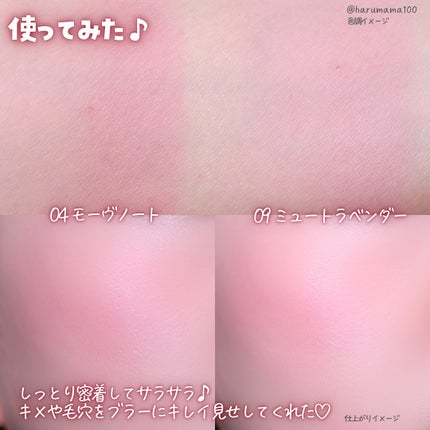 フラッターブラッシャー/mude/パウダーチークを使ったクチコミ(5枚目)