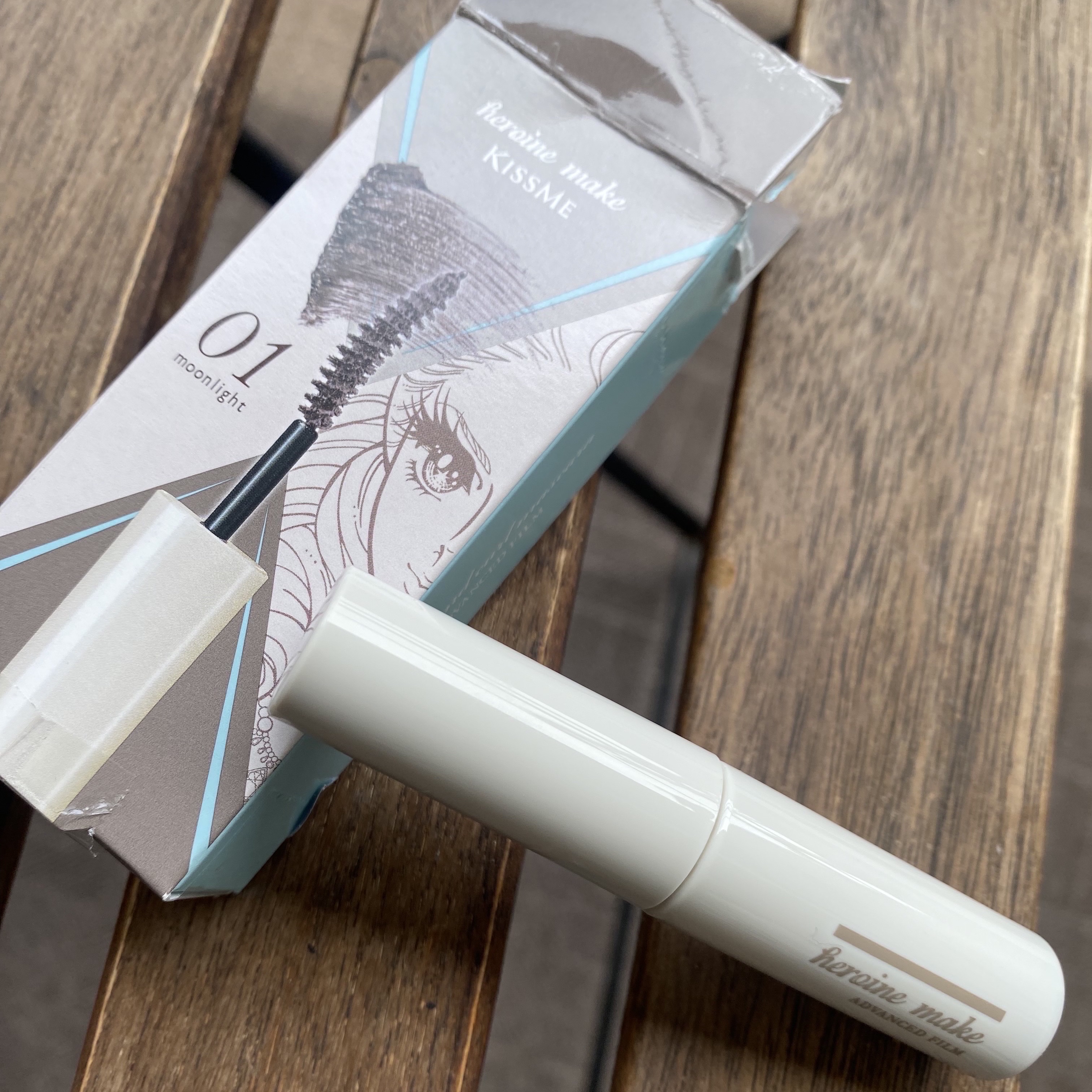 ロング＆カールマスカラ アドバンストフィルムC 01 ムーンライト/ヒロインメイク/マスカラを使ったクチコミ（1枚目）