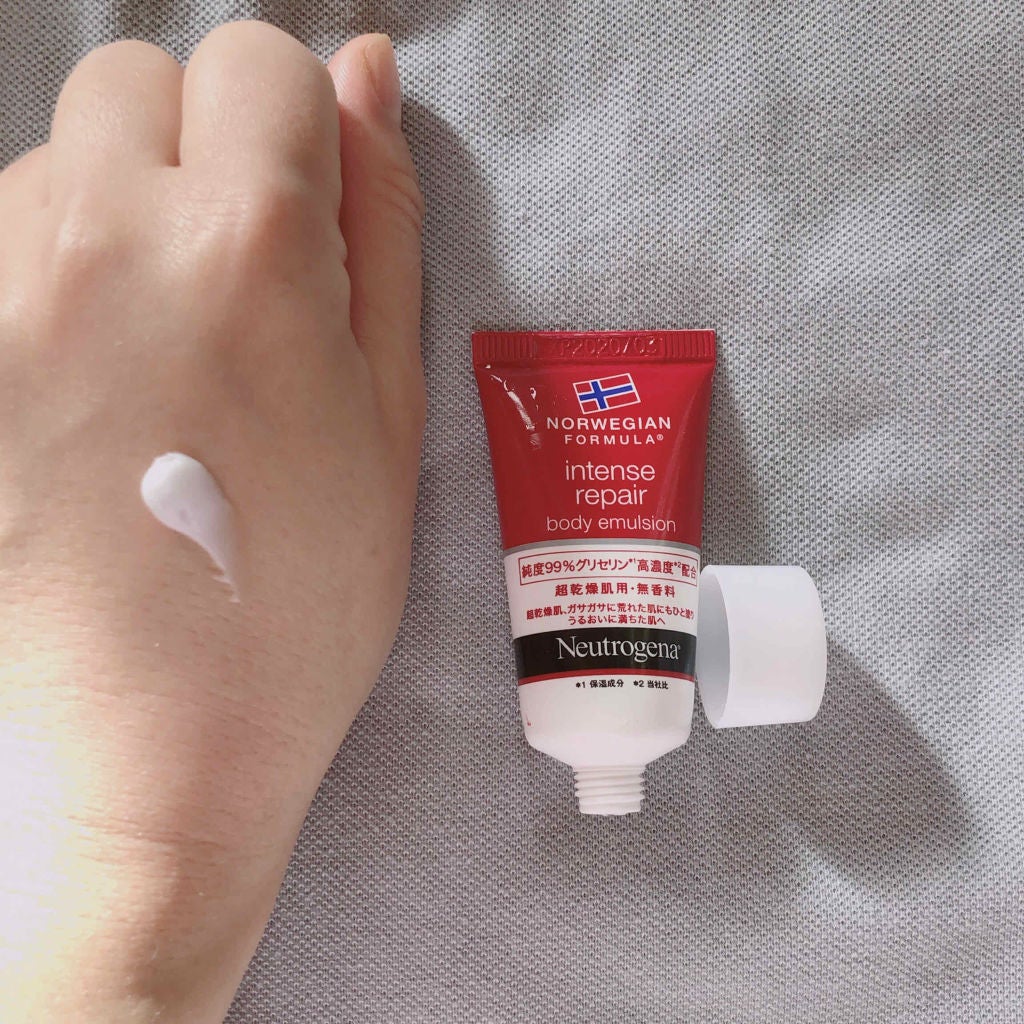 ゆうき on LIPS 「⛑ニュートロジーナ ノルウェーフォーミュラ インテンスリペア ..」(1枚目)