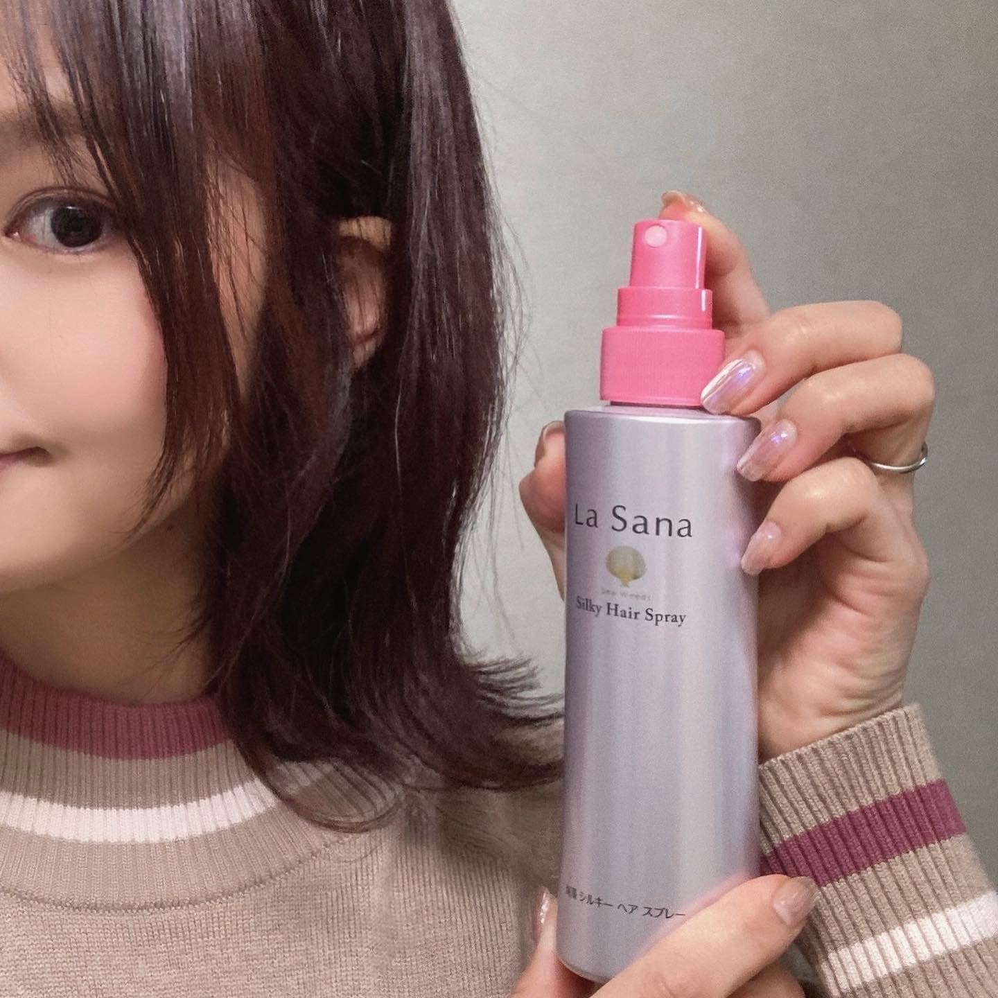 海藻 シルキー ヘア スプレー/ラサーナ/ヘアスプレーを使ったクチコミ（2枚目）