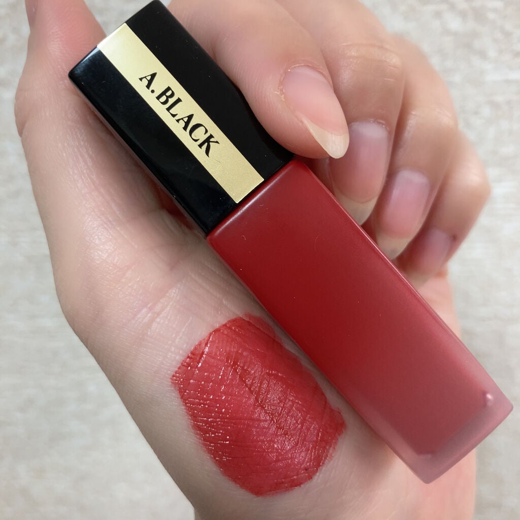 アーティスティックベルベットティント/A.BLACK/リップティントを使ったクチコミ(2枚目)