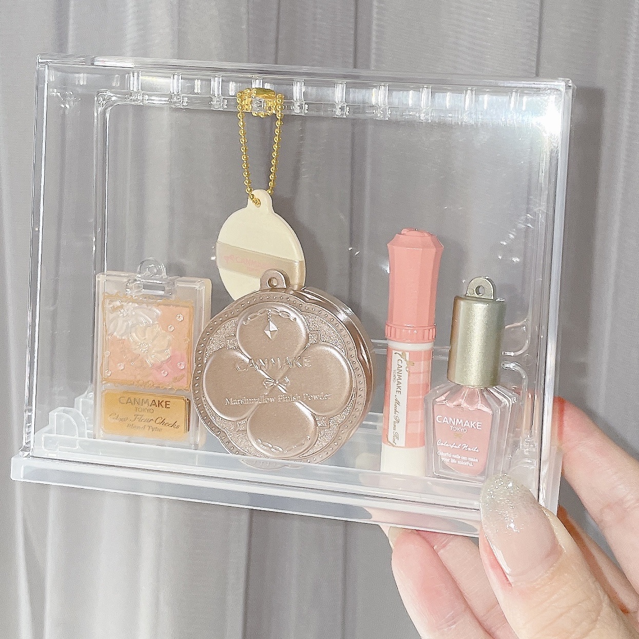 ディスプレイケース 円柱型/セリア/その他を使ったクチコミ（2枚目）