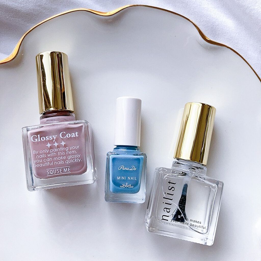 グロッシーコート/スキューズミー/オールインワンネイルを使ったクチコミ（2枚目）