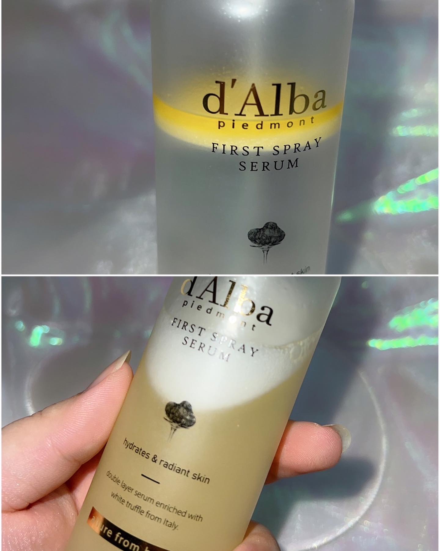 ダルバ ホワイトトリュフファーストスプレーセラム/ダルバ/ミスト状化粧水を使ったクチコミ（2枚目）