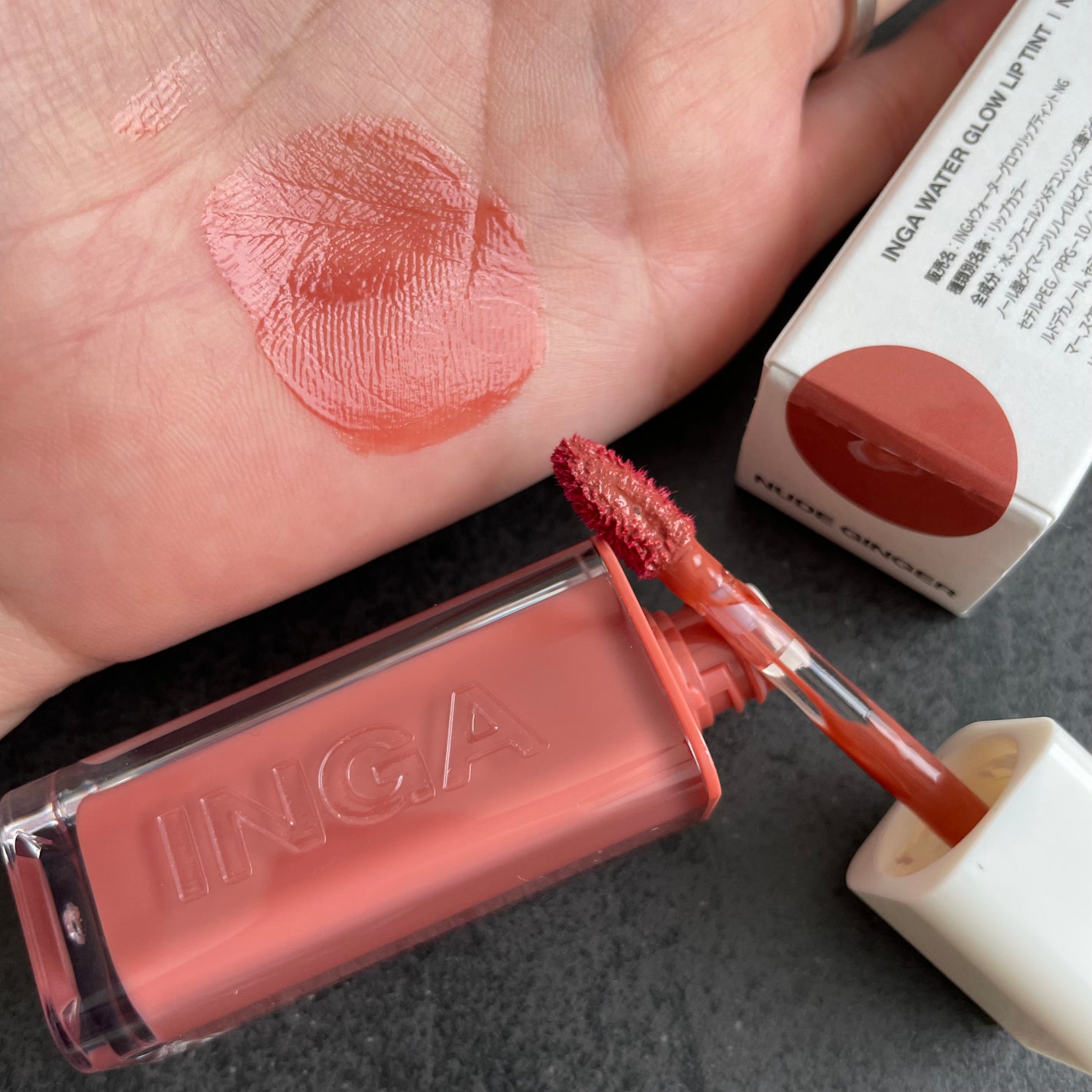 ウォーターグローリップティント/INGA/リップティントを使ったクチコミ(1枚目)