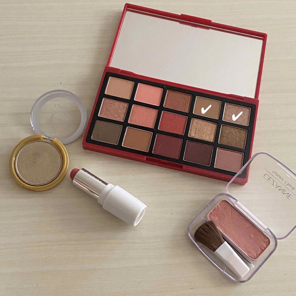 ナチュラル チークN/CEZANNE/パウダーチークを使ったクチコミ（1枚目）