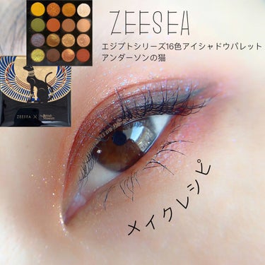 大英博物館 エジプトシリーズ アイシャドウパレット/ZEESEA/パウダーアイシャドウを使ったクチコミ（1枚目）