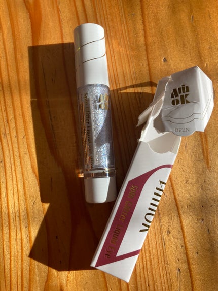 スピングリッターリキッドアイグロー/AMIOK/グリッターを使ったクチコミ(1枚目)