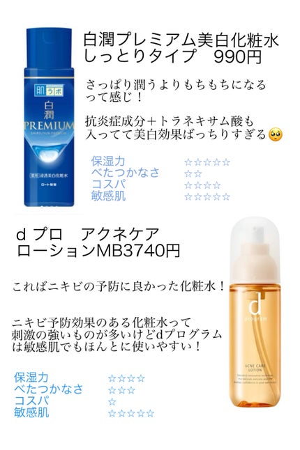 潤浸保湿 化粧水 II しっとり/キュレル/化粧水を使ったクチコミ(3枚目)