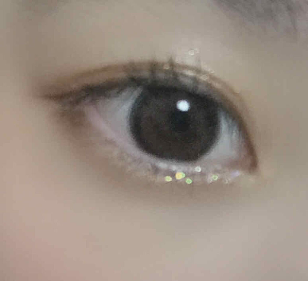 グリッターライナー/b idol/グリッターを使ったクチコミ（2枚目）