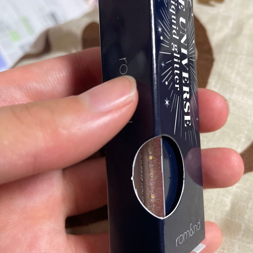 リキッド グリッター シャドウ/rom&nd/グリッターを使ったクチコミ(1枚目)