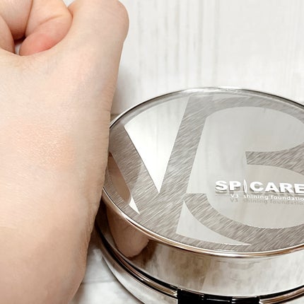 V3シャイニングファンデーション/SPICARE/クッションファンデーションを使ったクチコミ(4枚目)