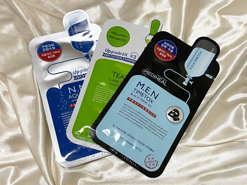  M.E.N TIMETOX ブラックマスク EX./MEDIHEAL/シートマスク・パックを使ったクチコミ（2枚目）