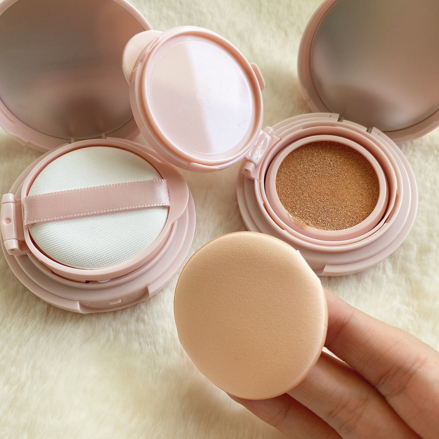 ブライトピュアクッションファンデーション/CandyDoll/クッションファンデーションを使ったクチコミ(7枚目)