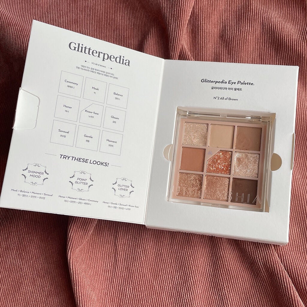 グリッターペディアアイパレット/unleashia/アイシャドウパレットを使ったクチコミ(6枚目)