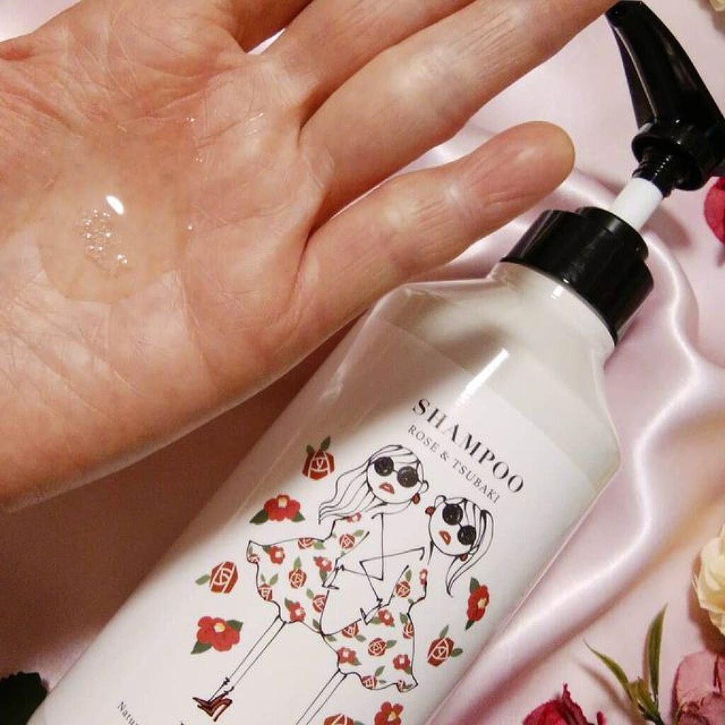 限定市販シャンプー】シャンプー／トリートメント ローズ＆ツバキ