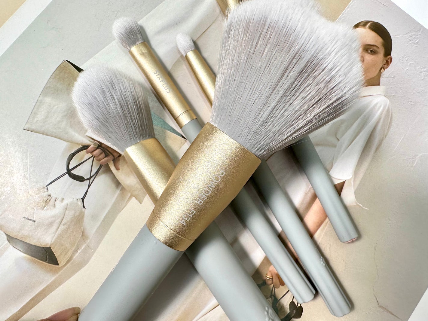 SIXPLUS メイクブラシ5本セット ハートペット/SIXPLUS/メイクブラシを使ったクチコミ(1枚目)