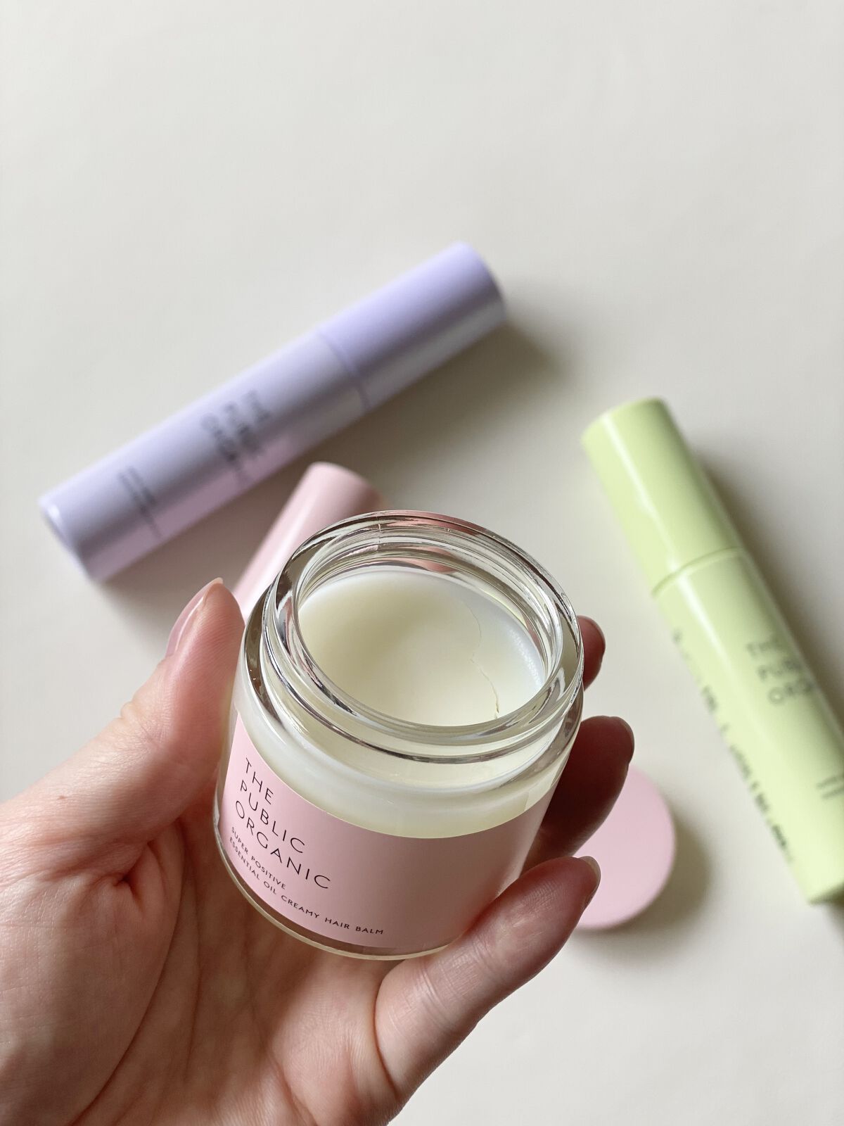 スーパーポジティブヘアバーム/THE PUBLIC ORGANIC/ヘアバームを使ったクチコミ（2枚目）