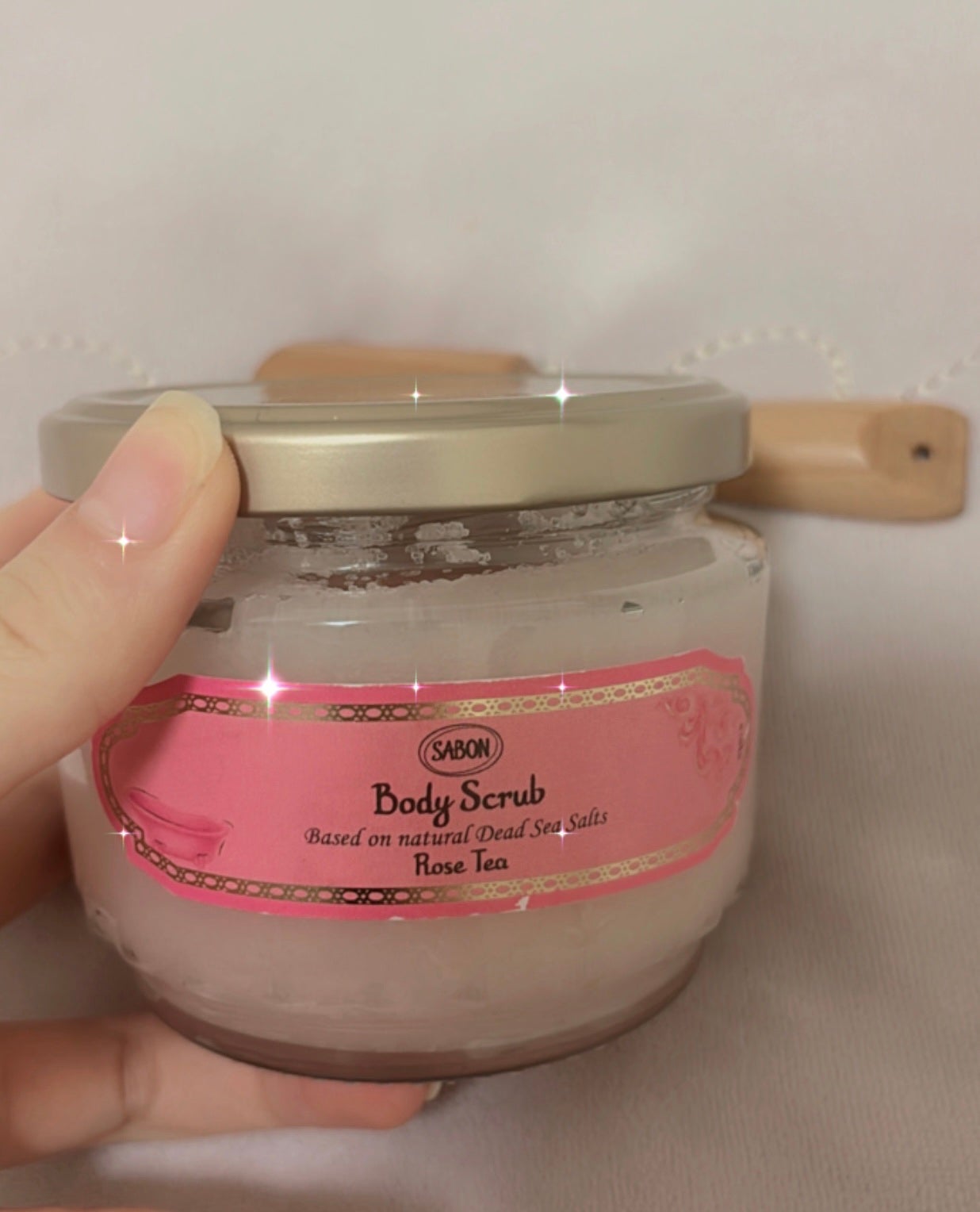 華 on LIPS 「SABONボディスクラブ死海のお塩が入ってるスクラブ💗めちゃく..」(1枚目)