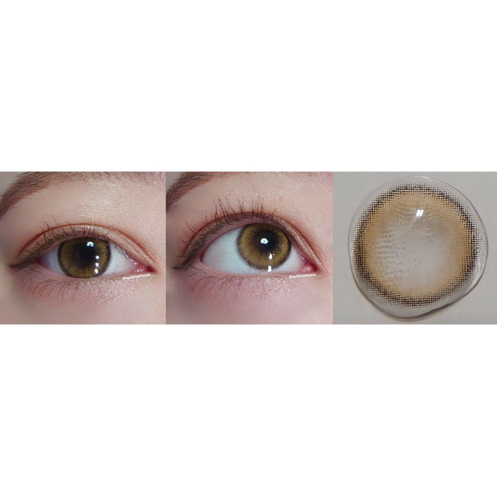 ViVi Ring 1day ベージュ/OLENS/ワンデー（１DAY）カラコンを使ったクチコミ（3枚目）