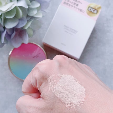 ピンクティーツリーカバークッション/APLIN/クッションファンデーションを使ったクチコミ(4枚目)