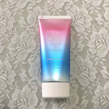 スキンアクア トーンアップUVエッセンス/スキンアクア/日焼け止めクリームを使ったクチコミ(1枚目)