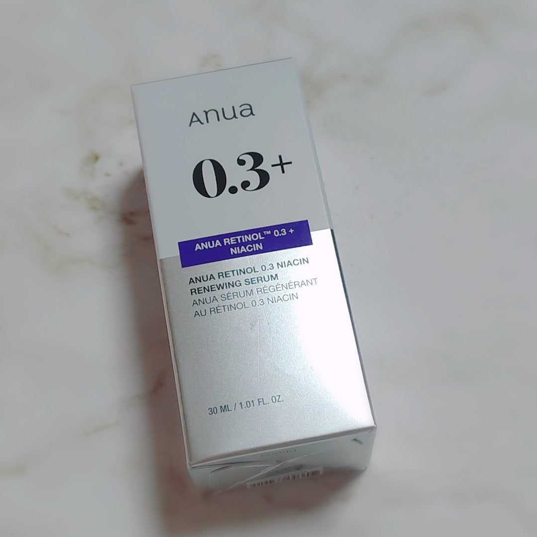 レチノール0.3 ナイアシンリニューイングセラム/Anua/美容液を使ったクチコミ(1枚目)