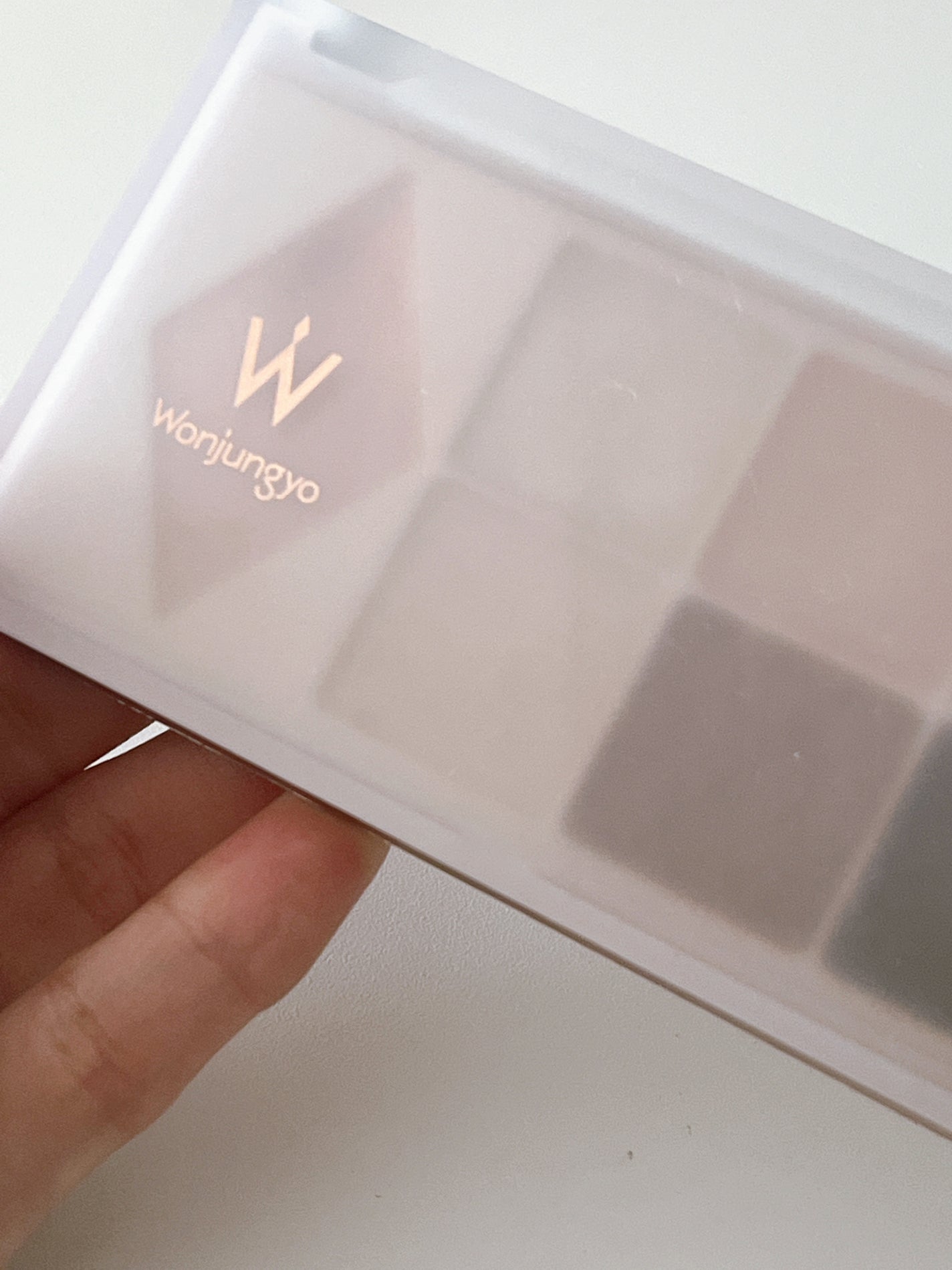 ウォンジョンヨ W デイリームードアップパレット /Wonjungyo/アイシャドウパレットを使ったクチコミ(2枚目)