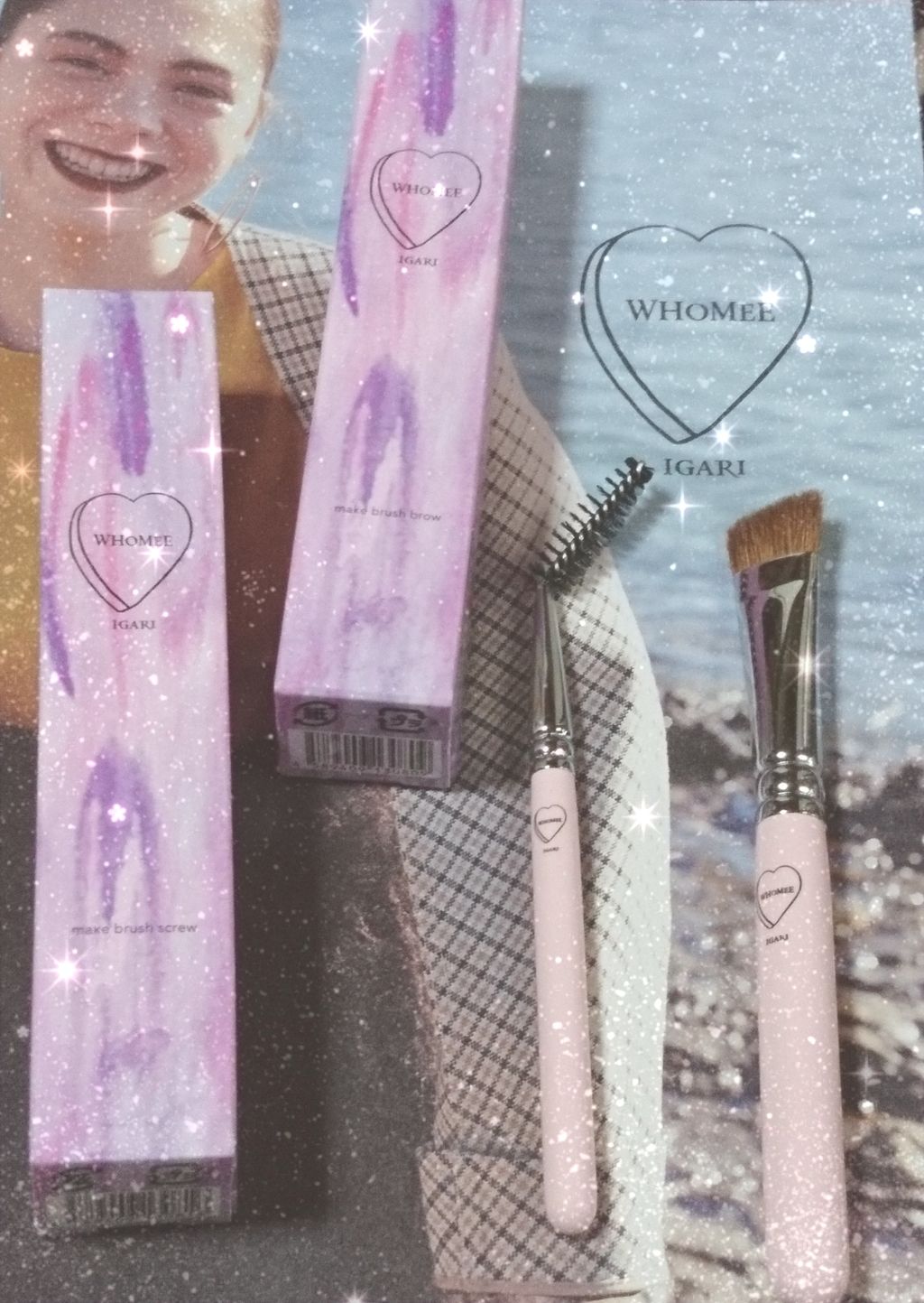 フーミー　アイブロウブラシ 熊野筆/WHOMEE/メイクブラシを使ったクチコミ（1枚目）