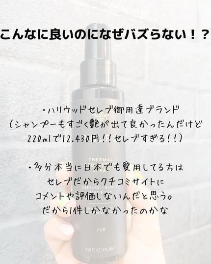 サーマルプロテクションスプレー/Philip B/ヘアスプレーを使ったクチコミ(4枚目)