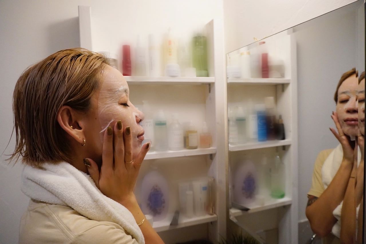 ディープモイスチャー マスク (ケアクリーム付き)/cerXcer/シートマスク・パックを使ったクチコミ(5枚目)