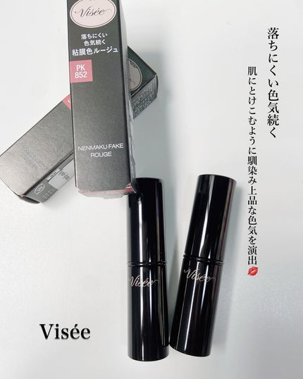 ネンマクフェイク ルージュ/Visée/口紅を使ったクチコミ(1枚目)