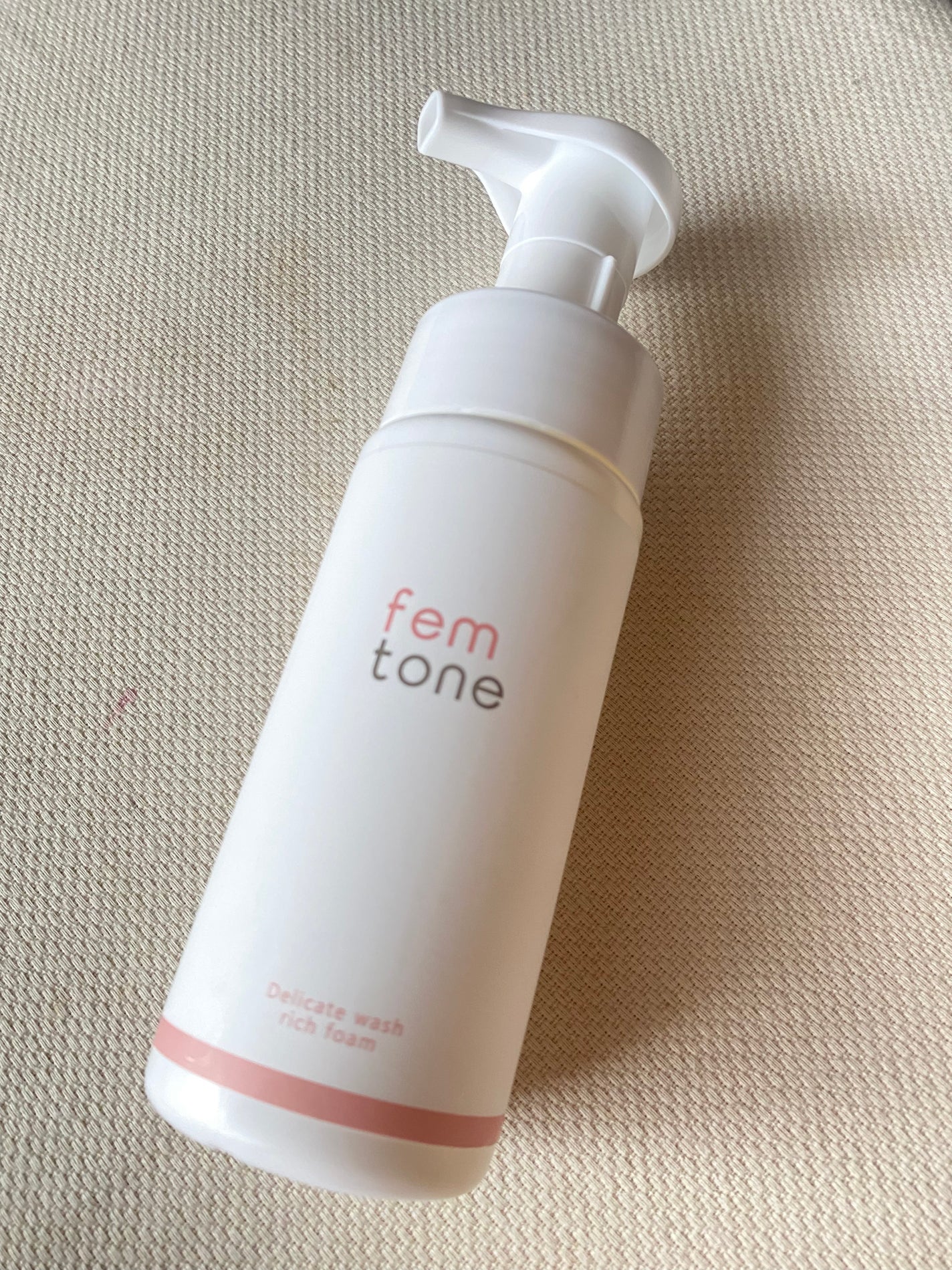 デリケートウォッシュ リッチフォーム/fem tone/デリケートゾーンケアを使ったクチコミ(1枚目)