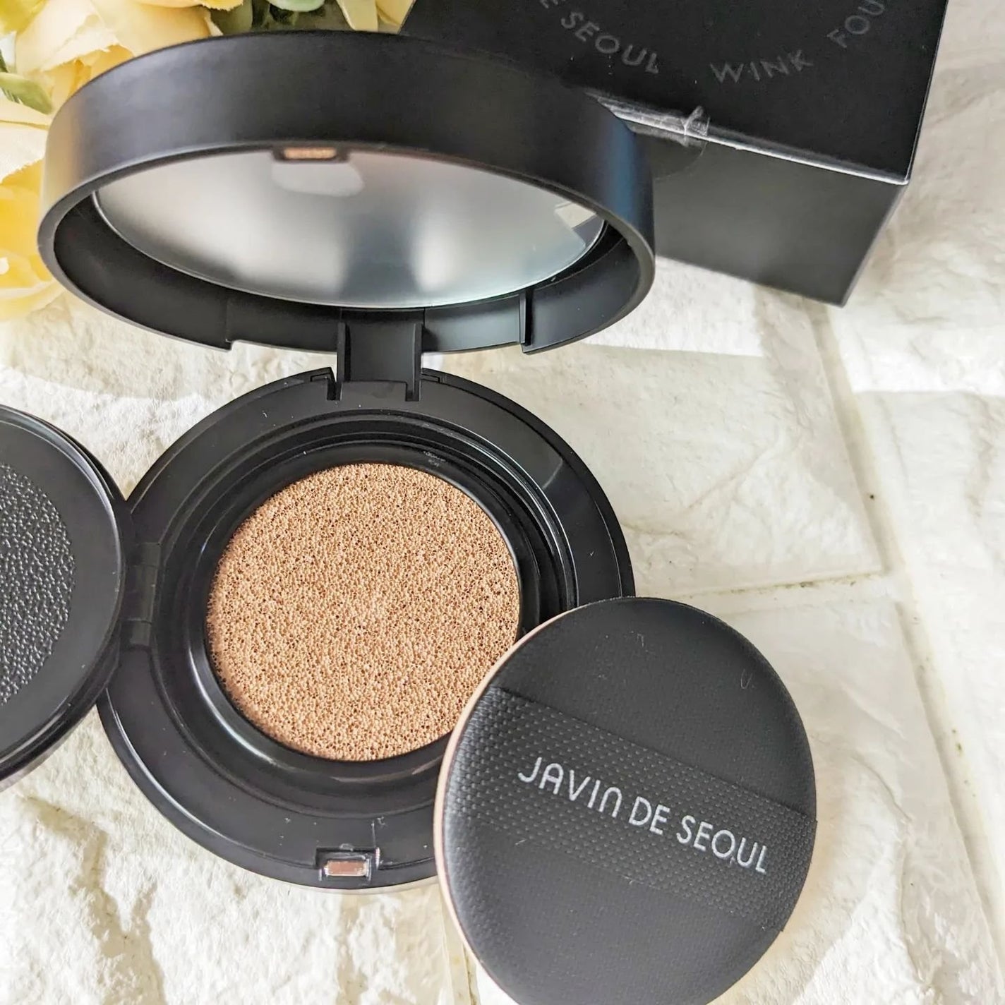 ジャビンドゥソウル ウインクファンデーションパクト/Javin De Seoul/クッションファンデーションを使ったクチコミ(2枚目)