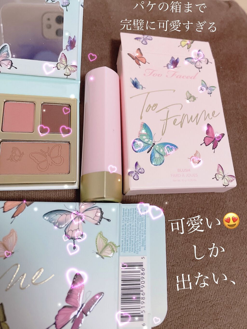 トゥー フェム ハート コア リップスティック/Too Faced/口紅を使ったクチコミ（3枚目）