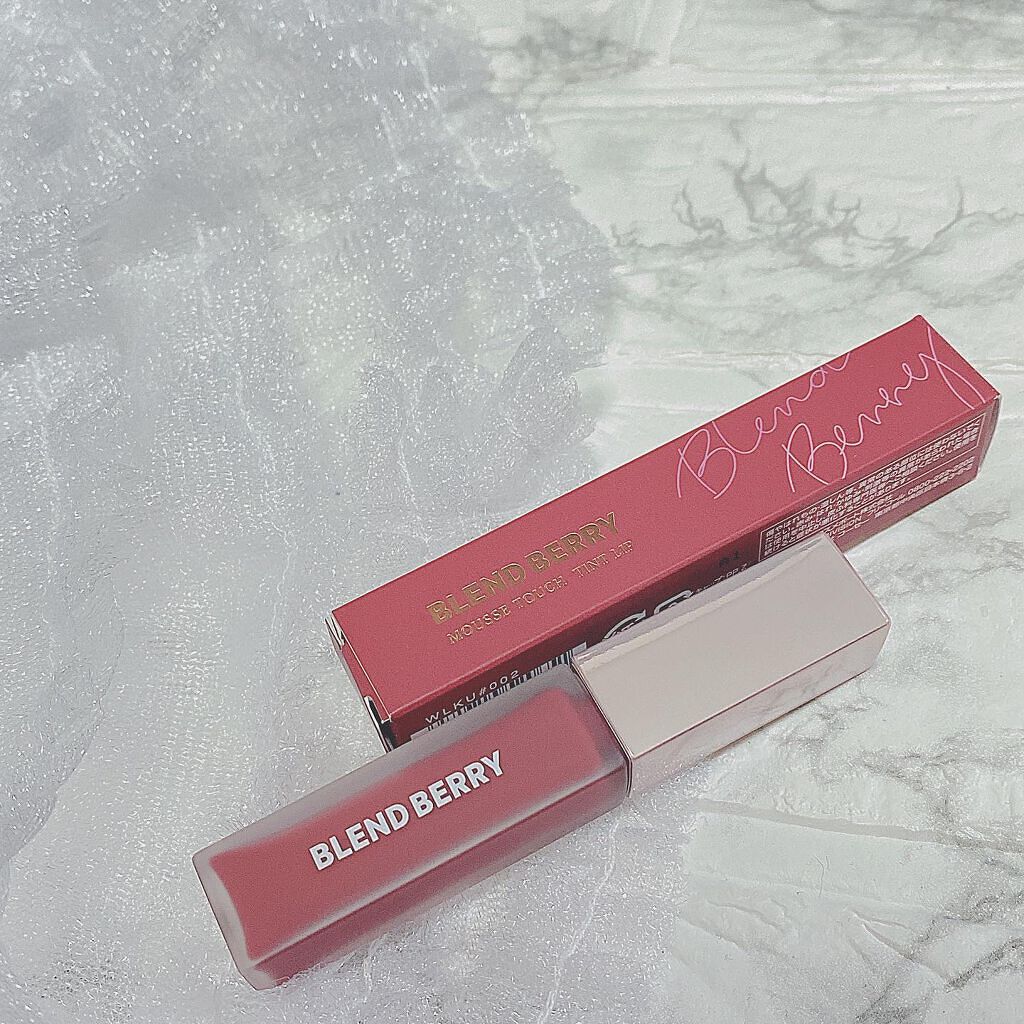 ムースタッチティントリップ		 002 クランベリー/BLEND BERRY/リップティントを使ったクチコミ（2枚目）