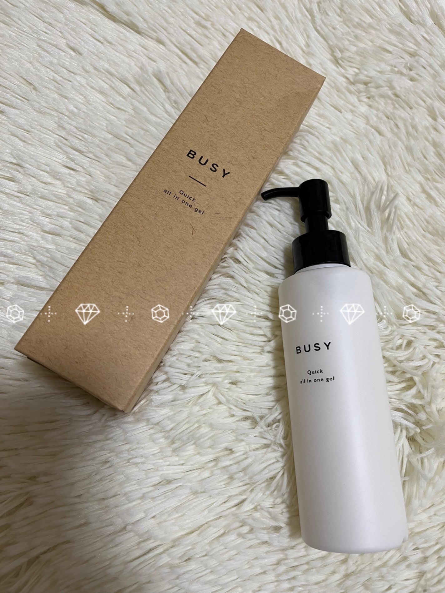 ビジー クイック オールインワンジェル/BUSY/オールインワン化粧品を使ったクチコミ(1枚目)